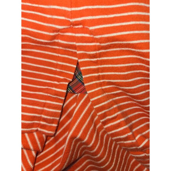 Polo Ralph Lauren Mens Orange Striped Polo XL - Picture 6 of 7
